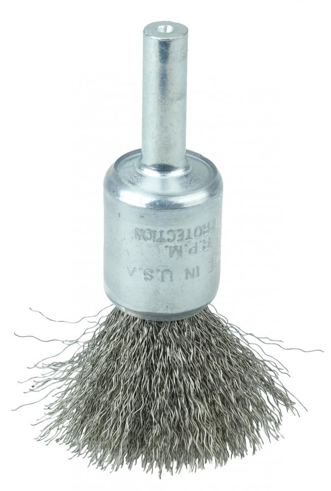 Crimped Wire End - Coated Cup Crimped Wire End - Coated Cup