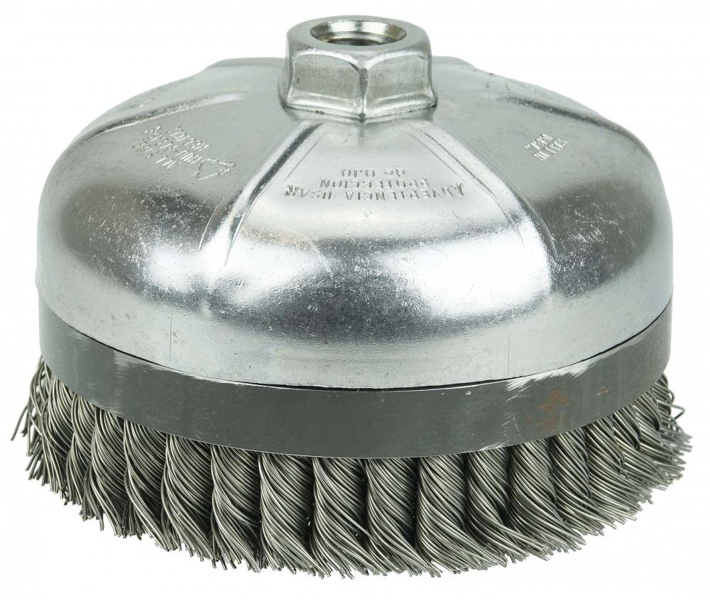 Knot Wire Cup - Single Row Banded Knot Wire Cup - Single Row Banded