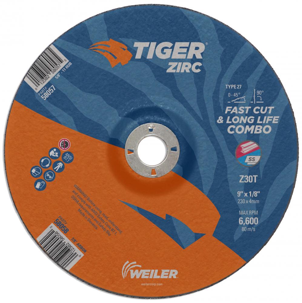 Cut/Grind Combo Wheel - Tiger Zirc Cut/Grind Combo Wheel - Tiger Zirc