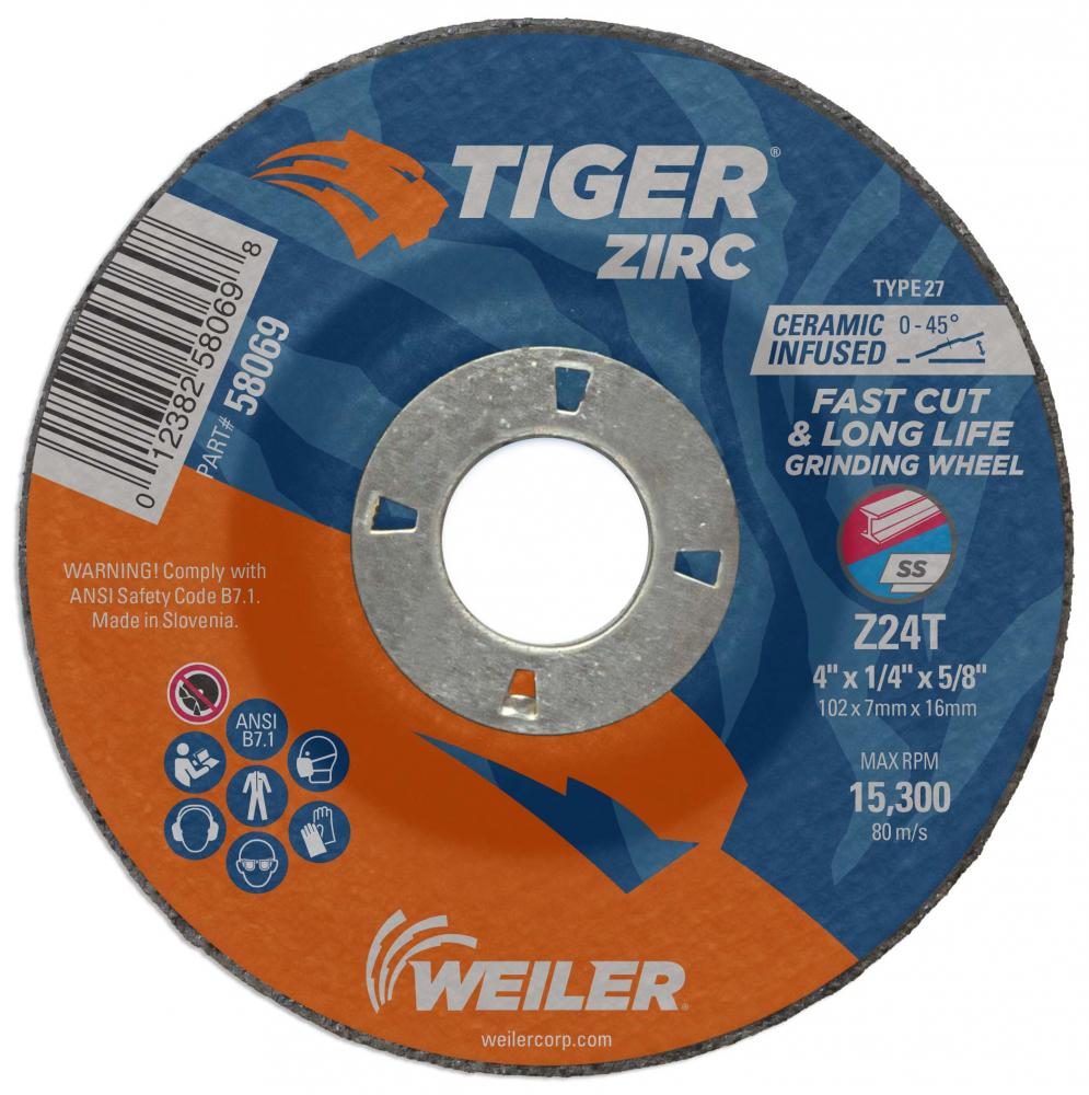 Grinding Wheel - Tiger Zirc Grinding Wheel - Tiger Zirc