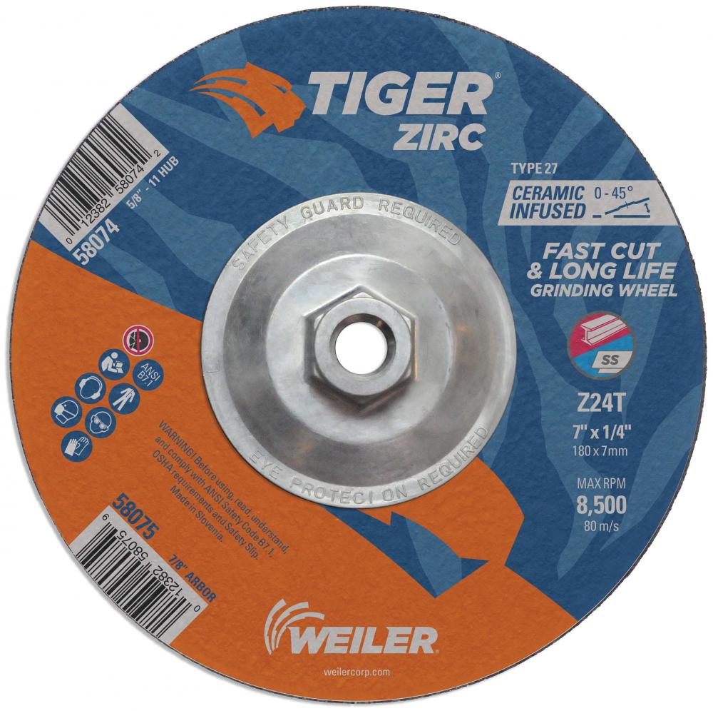 Grinding Wheel - Tiger Zirc Grinding Wheel - Tiger Zirc