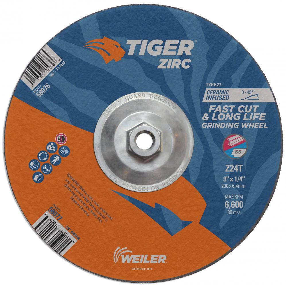 Grinding Wheel - Tiger Zirc Grinding Wheel - Tiger Zirc