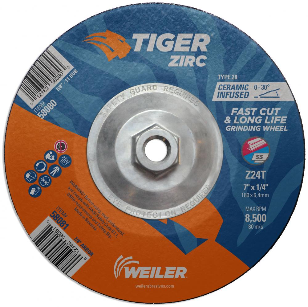 Grinding Wheel - Tiger Zirc Grinding Wheel - Tiger Zirc