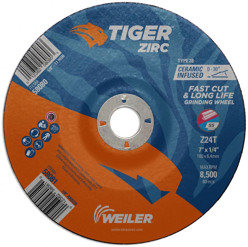 Grinding Wheel - Tiger Zirc Grinding Wheel - Tiger Zirc