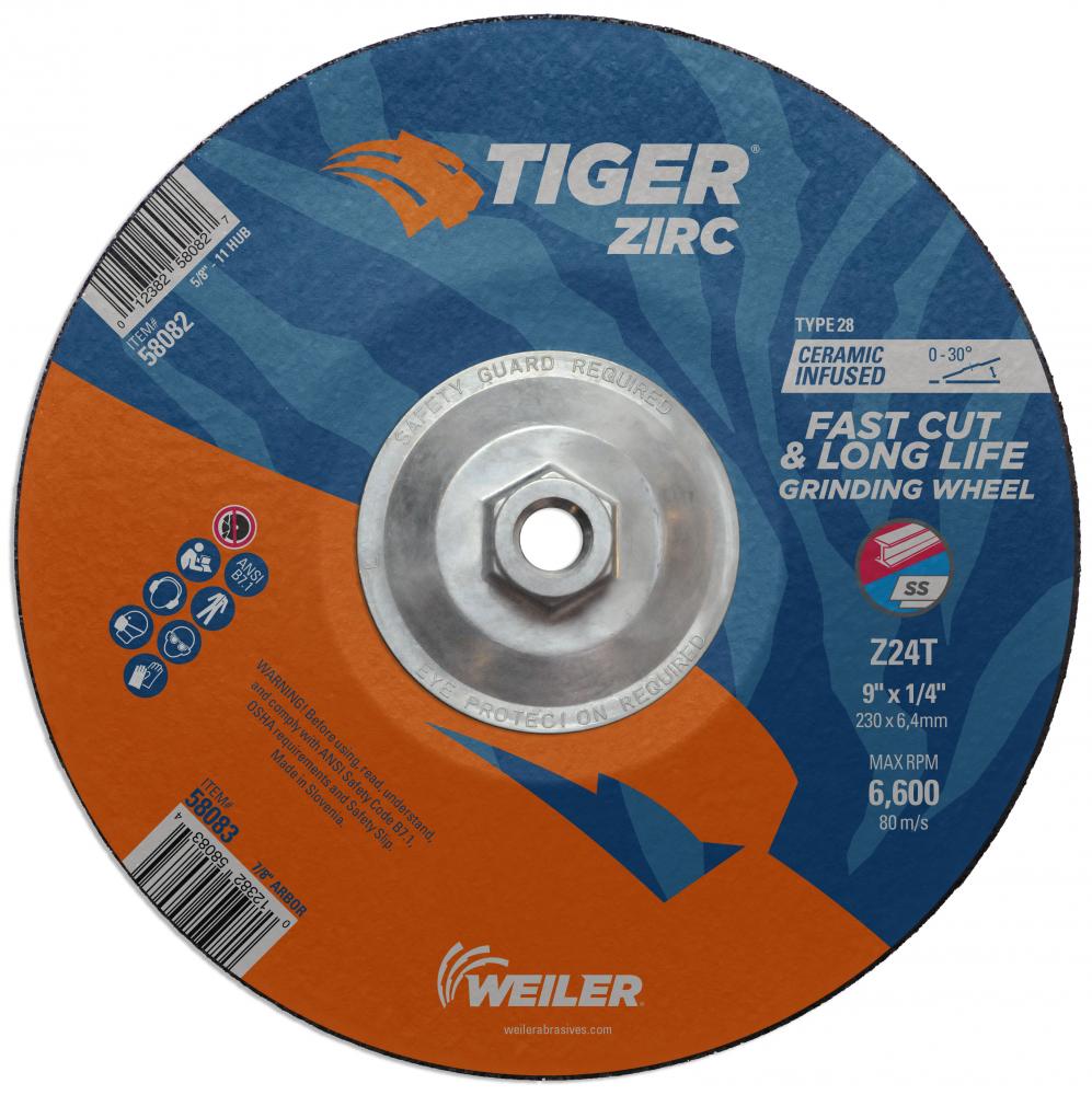 Grinding Wheel - Tiger Zirc Grinding Wheel - Tiger Zirc
