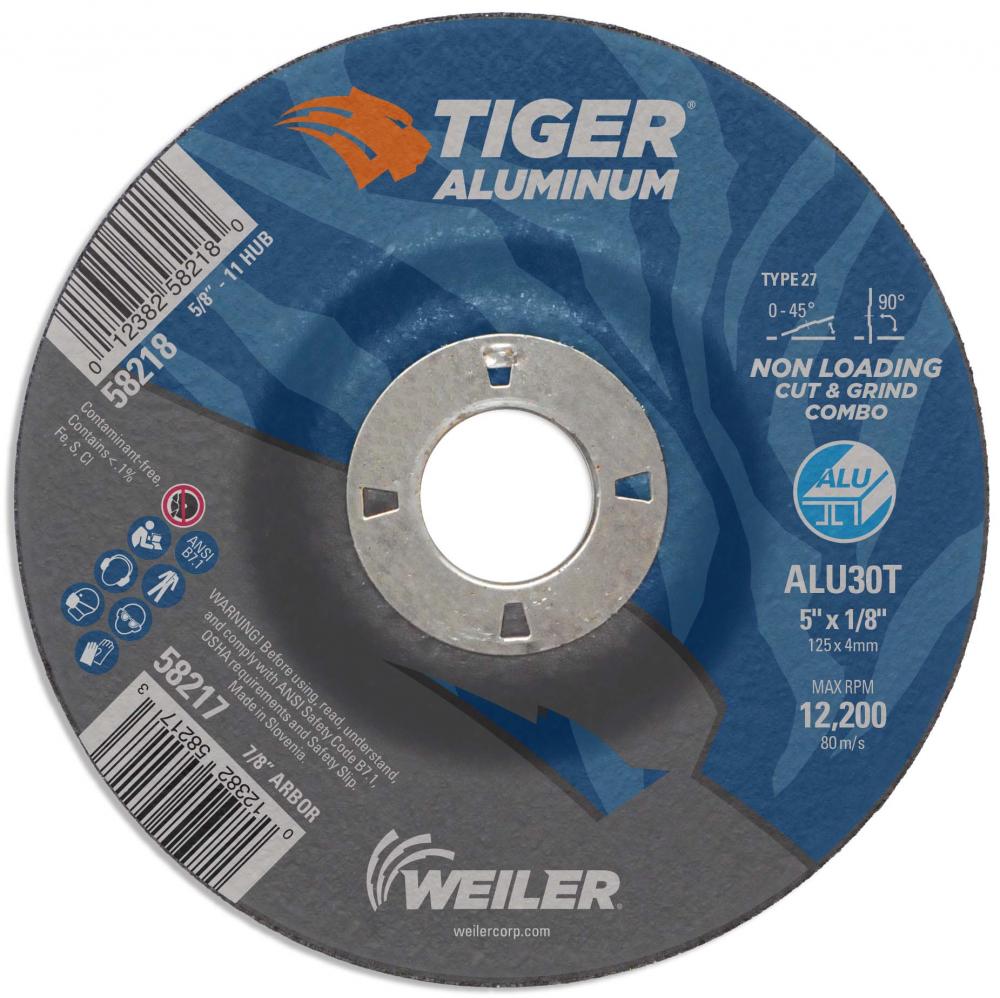 Cut/Grind Combo Wheel - Tiger Aluminum Cut/Grind Combo Wheel - Tiger Aluminum