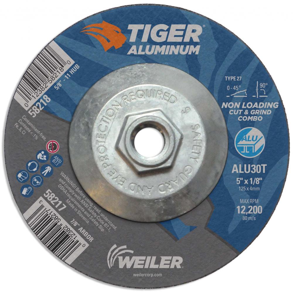 Cut/Grind Combo Wheel - Tiger Aluminum