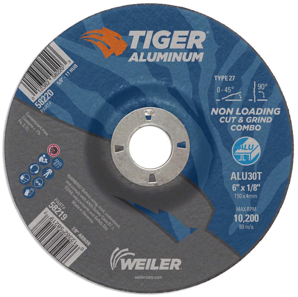 Cut/Grind Combo Wheel - Tiger Aluminum