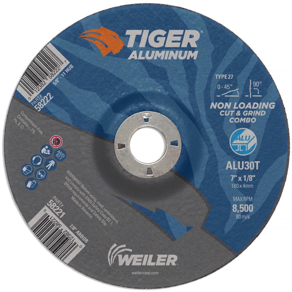 Cut/Grind Combo Wheel - Tiger Aluminum