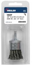 Weiler Abrasives 10025P - Knot Wire End - Retail Pack