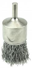 Weiler Abrasives 10381 - Crimped Wire End - Nickel Plated Cup