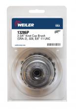 Weiler Abrasives 13286P - Knot Wire Cup - Retail Pack
