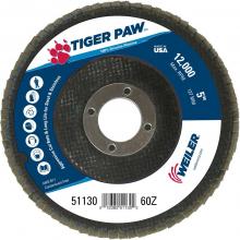 Weiler Abrasives 51130 - Flap Disc - Tiger Paw