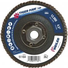 Weiler Abrasives 51164 - Flap Disc - Tiger Paw