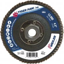 Weiler Abrasives 51165 - Flap Disc - Tiger Paw