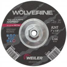 Weiler Abrasives 56425 - Cut/Grind Combo Wheel - Wolverine