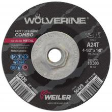 Weiler Abrasives 56429 - Cut/Grind Combo Wheel - Wolverine