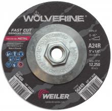 Weiler Abrasives 56449 - Grinding Wheel - Wolverine