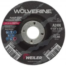 Weiler Abrasives 56457 - Grinding Wheel - Wolverine