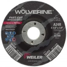 Weiler Abrasives 56464 - Grinding Wheel - Wolverine