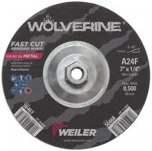 Weiler Abrasives 56468 - Grinding Wheel - Wolverine