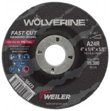 Weiler Abrasives 56473 - Grinding Wheel - Wolverine