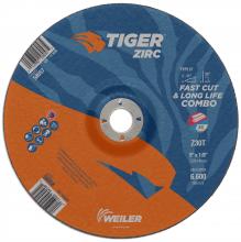 Weiler Abrasives 58058 - Cut/Grind Combo Wheel - Tiger Zirc