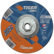 Weiler Abrasives 58078 - Grinding Wheel - Tiger Zirc