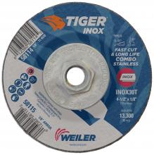 Weiler Abrasives 58114 - Cut/Grind Combo Wheel - Tiger INOX