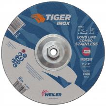 Weiler Abrasives 58118 - Cut/Grind Combo Wheel - Tiger INOX