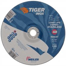 Weiler Abrasives 58119 - Cut/Grind Combo Wheel - Tiger INOX