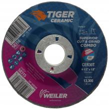 Weiler Abrasives 58315 - Cut/Grind Combo Wheel - Tiger Ceramic
