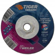 Weiler Abrasives 58316 - Cut/Grind Combo Wheel - Tiger Ceramic