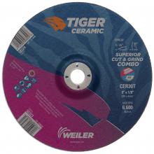Weiler Abrasives 58323 - Cut/Grind Combo Wheel - Tiger Ceramic