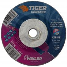Weiler Abrasives 58326 - Grinding Wheel - Tiger Ceramic
