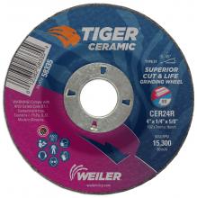 Weiler Abrasives 58335 - Grinding Wheel - Tiger Ceramic