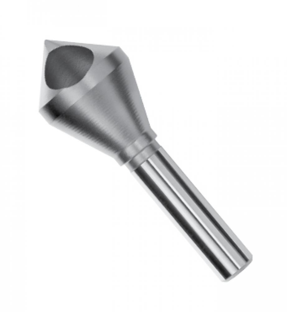 Metric Zero Flute Deburring Tool with Hole - Angle 90°