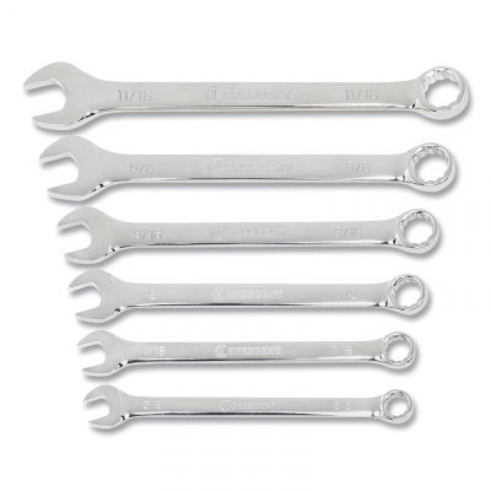 Crescent 6 Piece SAE/Metric Combination Wrench Sets