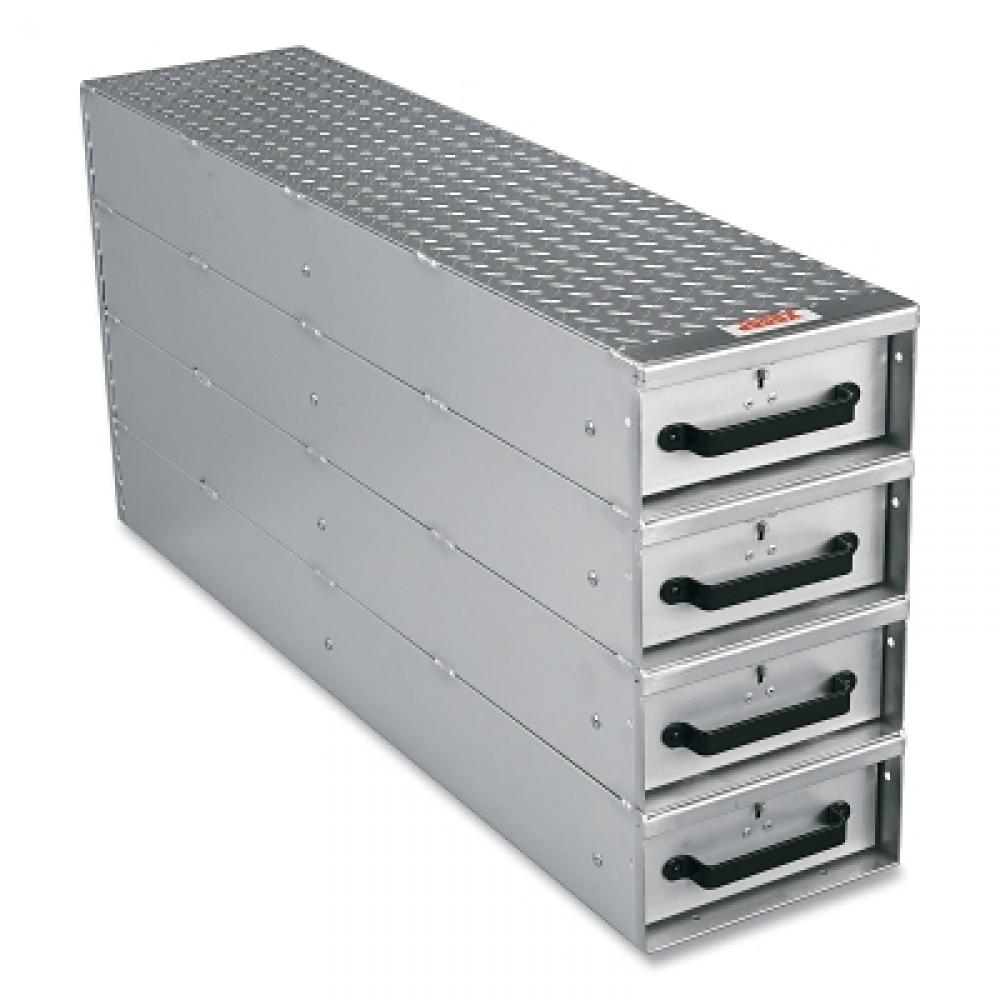 Crescent JOBOX Premium Aluminum Long Stacked Storage Drawers