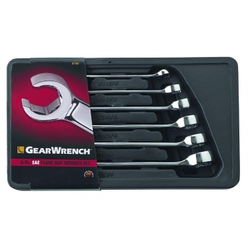 GEARWRENCH 6 Piece Flare Nut Wrench Sets