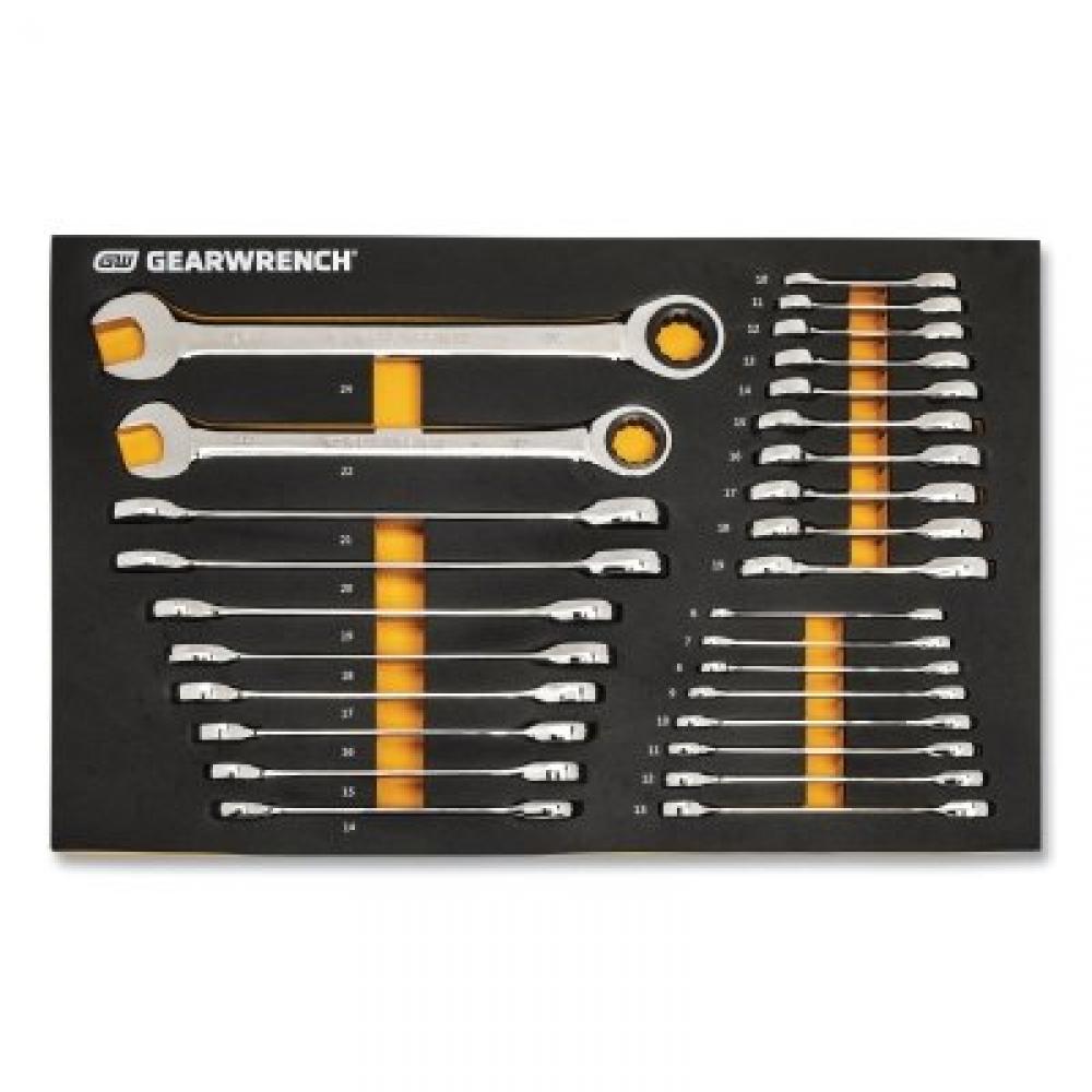 GEARWRENCH 72T Modular Combination Ratcheting Wrench Tool Sets