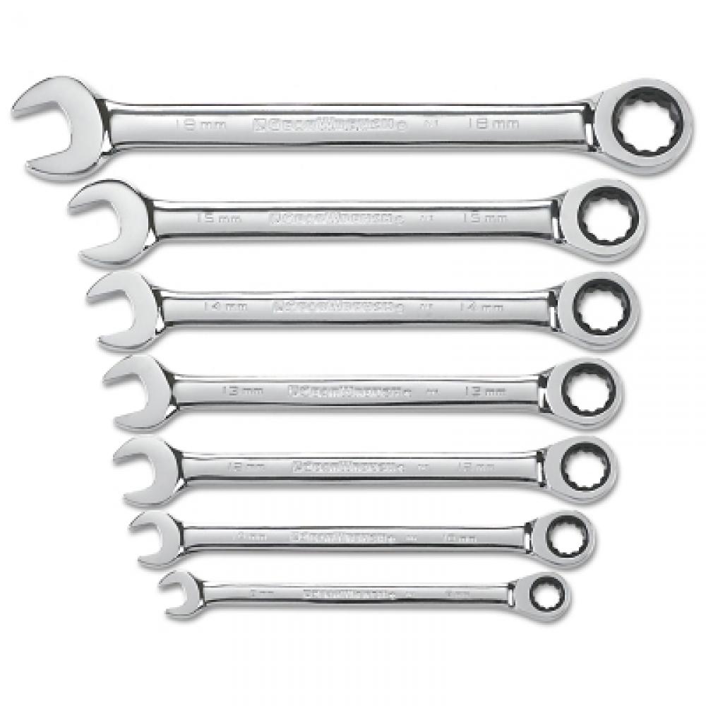 GEARWRENCH 7 Piece Combination Ratcheting Wrench Sets