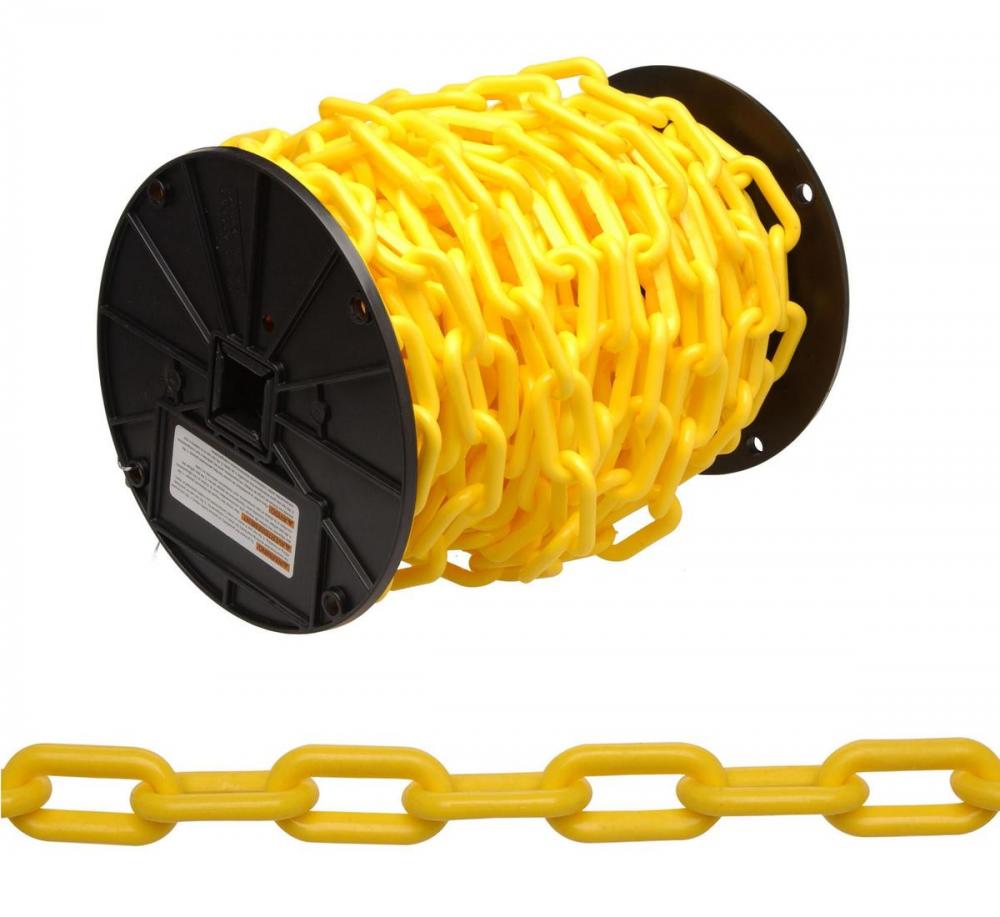 PLASTIC CHAIN,#8,YELLOW,60&#39;/RL