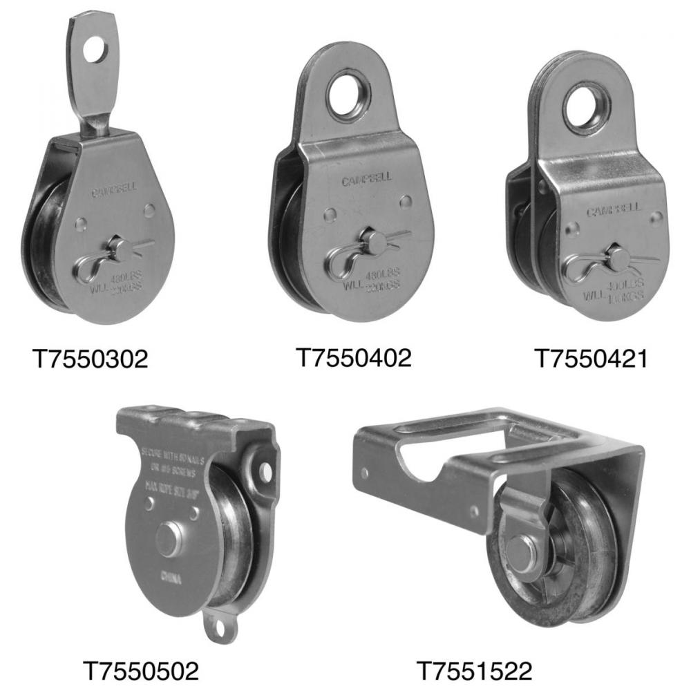 PULLEY,HD,WALL/CEILING MOUNT,1-1/2&#34;