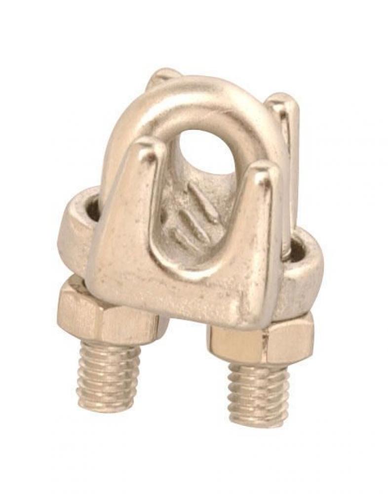 WIRE ROPE CLIP,1/4&#34;,CAST,SS