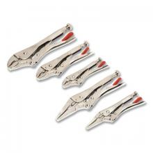 Apex Tool Group CLP5SETN-08 - Crescent 5 Pc Curved and Long Nose Locking Plier Sets