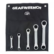 Apex Tool Group 27635G - GEARWRENCH 6 & 12 Point SAE 25 Offset Laminated Ratcheting Box Wrench Sets