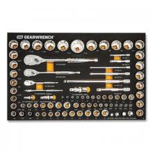 Apex Tool Group 86529 - GEARWRENCH 90T Modular Mechanics Tool Sets w/EVA Foam Tray