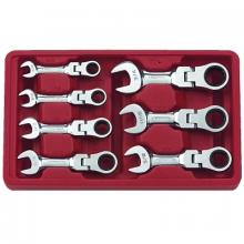 Apex Tool Group 9570 - GEARWRENCH 7 Pc. Stubby Flex Combination Ratcheting Wrench Sets