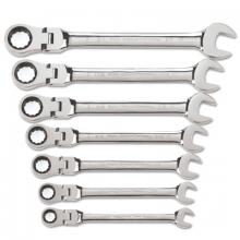 Apex Tool Group 9700 - GEARWRENCH 7 Pc. Flex Combination Ratcheting Wrench Set